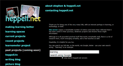 Desktop Screenshot of heppell.net